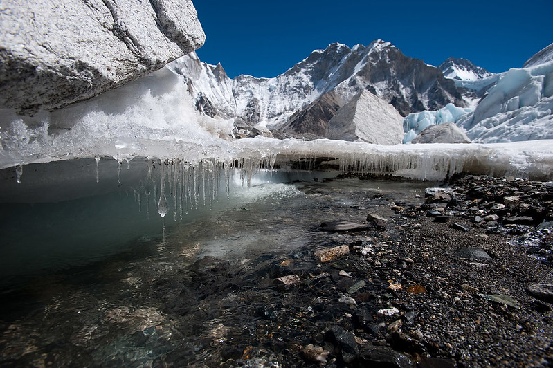 Water Under Khumbu Glacier Alex Treadway ICIMOD